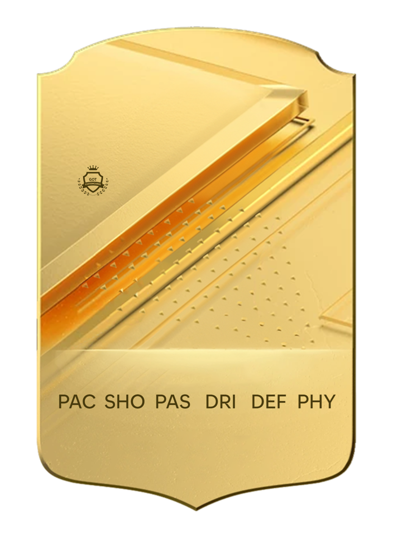 FC24 Shiny Rare Gold – GotCustomCards